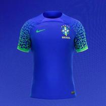 Camisa Brasil 22/23 Copa do Mundo - Azul