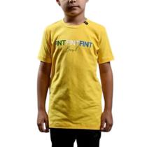 Camisa Brasil 7 Amarelo Kids - FINT