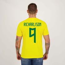 Camisa Brasil 9 Richarlison Amarela Camisa Brasil 9 Richarlison Amarela