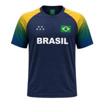 Camisa Brasil Amazônica Azul - Masculino Tamanho:PCor:Azul Camisa Brasil Amazônica Azul - Masculino Tamanho:PCor:Azul
