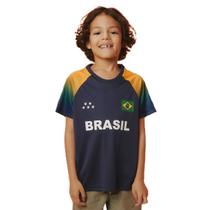 Camisa Brasil Amazônica Braziline Infantil 023007997060 Camisa Brasil Amazônica Braziline Infantil 023007997060