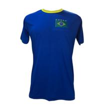 Camisa Brasil Azul Torcedor Adulto Patriota Camisa Brasil Azul Torcedor Adulto Patriota