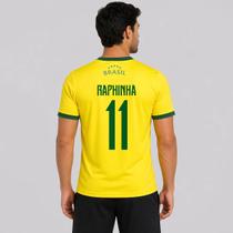 Camisa Brasil Canarinho 11 Raphinha Camisa Brasil Canarinho 11 Raphinha
