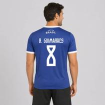 Camisa Brasil Canarinho Azul 8 B. Guimarães Camisa Brasil Canarinho Azul 8 B. Guimarães