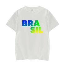 Camisa brasil futebol camiseta algodão - DANTAWJ