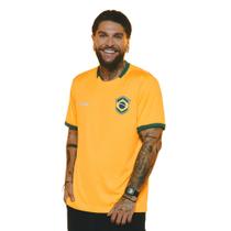Camisa Brasil Ipê Licenciada Masculina Amarela -
