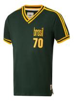Camisa Brasil Retrô Treino 1970 Masculina