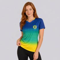 Camisa Brasil Samba Feminina Camisa Brasil Samba Feminina