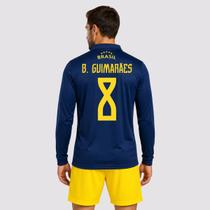 Camisa Brasil Seleça Manga Longa Marinho 8 B. Guimarães