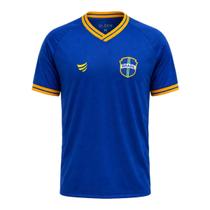 Camisa Brasil Super Bolla Escudo Clássico Azul - Masculino Tamanho:GCor:Azul