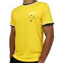 Camisa Brasil Torcedor Estrela Amarela Wunder - Masculino