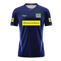 Camisa Brasil Vôlei Volt 2025 Jogo 2 Azul - Masculino