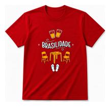 Camisa Brasilidade 100% Algodao Confortavel Macio Unissex Casual Urbana Estampa Premium Estilosa Top