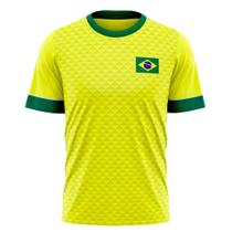 Camisa Braziline Brasil Jatobá Masculina Amarelo Verde TAMANHO:GG Camisa Braziline Brasil Jatobá Masculina Amarelo Verde TAMANHO:GG