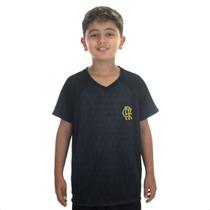 Camisa Braziline Flamengo Phase Preta - Infantil