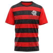 Camisa Braziline Flamengo Shout Masculina Vermelho Preto