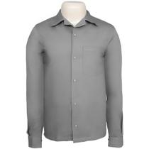 Camisa Brim Botão Manga Longa Tamanho G - 15500083-AZ - NEXUS