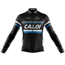Camisa Caloi Manga Longa Bicicleta Ciclismo Dry Fit Mtb Ziper