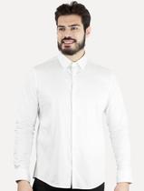 Camisa Calvin Klein Masculina Slim Essential Basic Logo Branca