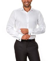 Camisa Calvin Klein Slim Fit - Sem Passar - Padronagem Herringbone