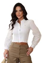 Camisa Cambraia Perfect Way Epv 613810 Gg Off White Camisa Cambraia Perfect Way Epv 613810 Gg Off White