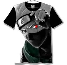 Camisa Camiseta 3d Full Kakashi Naruto Aktsuki