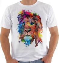Camisa Camiseta 7631 Leão lion judah rei selva