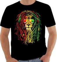 Camisa Camiseta 7653 Leão lion judah rei selva