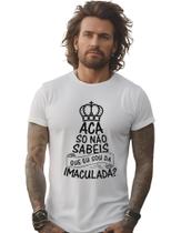 Camisa Camiseta Acaso Não Sabeis Que Sou Da Imaculada M1