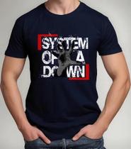 Camisa Camiseta Adulto Feminina Masculina Algodão Banda de Rock System Of a Dow n MD2
