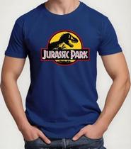Camisa Camiseta Adulto Feminina Masculina Algodão Filme Dinossauro Jurassicc Park MD2