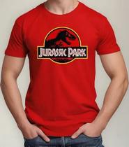 Camisa Camiseta Adulto Feminina Masculina Algodão Filme Dinossauros Juras sic Park MD3