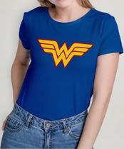 Camisa Camiseta Adulto Feminina Masculina Algodão Mulher Maravilha Heroína MD1