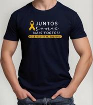 Camisa Camiseta Adulto Feminina Masculina Algodão Setembro Amarelo Prevenção ao Suicídio MD1