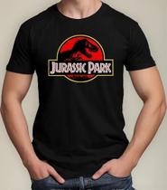 Camisa Camiseta Adulto Masculina Feminina Algodão Filme Dinossauros Juras sic Park MD3