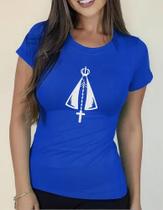 Camisa Camiseta Adulto Masculina Feminina Algodão Nossa Senhora Aparecida MD1