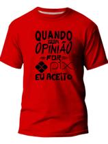 Camisa Camiseta Algodão Estampada Oferta PIX
