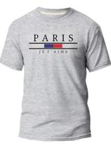 Camisa Camiseta Algodão Paris Jet'aime