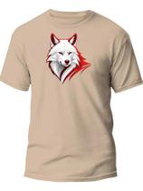 Camisa Camiseta Algodão Wolf
