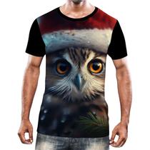 Camisa Camiseta Animais Corujas Misticas Aves Noturnas HD 4