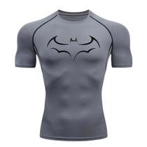 Camisa Camiseta Apertada Compressão Treino Academia do Batman 2