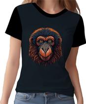 Camisa Camiseta Babuino Macaco Gorila Face Animais Selva 3