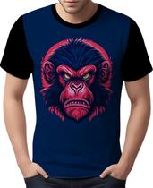 Camisa Camiseta Babuino Macaco Gorila Face Animais Selva 4