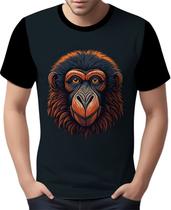 Camisa Camiseta Babuino Macaco Gorila Face Animais Selva 6 Camisa Camiseta Babuino Macaco Gorila Face Animais Selva 6