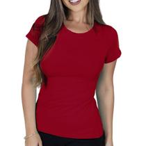 Camisa Camiseta Baby Look Blusa T-shirt Unissex Masculina Feminina Slim Básica 100% Algodão Fio 30.