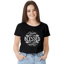 Camisa Camiseta BabyLook Feminina T-shirt 100% Algodão Gospel Cristã Jesus Frases