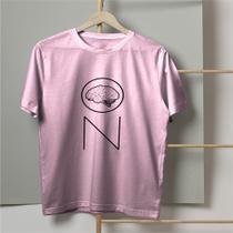 Camisa Camiseta Básica Estampada Pronta Entrega