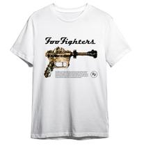 Camisa Camiseta Básica Foo Fighters Logo Album Debut Unissex - Abstract Geek