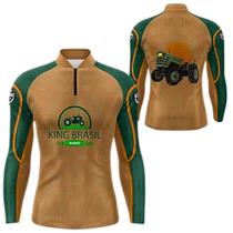 Camisa Camiseta Blusa Agro Fazenda Trator Plantação com proteção uv50 - KING BRASIL