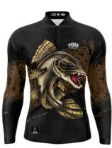 Camisa Camiseta Blusa De Pesca Plus Size Vários Modelos G2 e G3 com Proteção uv50